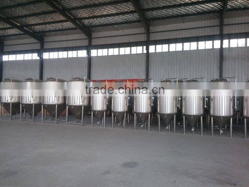 700l microbrewery for beer brewing in the factory using firect fire heating/ steam heating