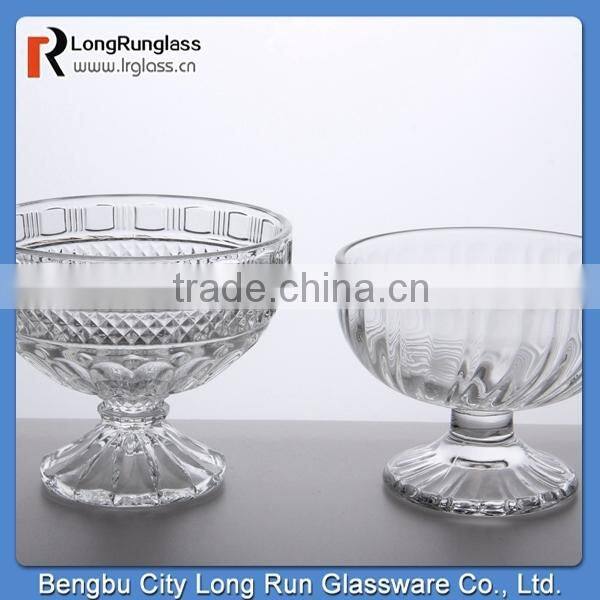 LongRun 8oz sparkle and shine glass ice cream cup