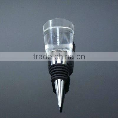 3d crystal wine stopper