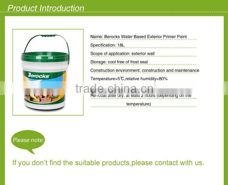 High quality exterior latex paint 18L/Suitable for a warm and humid climate