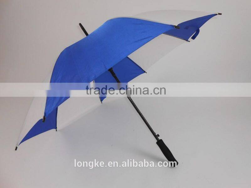 fiberglass shaft comfortable foam handle windproof golf umbrella