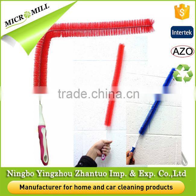Mini tube cleaning brush cleaner, pp bristle percolator brush set