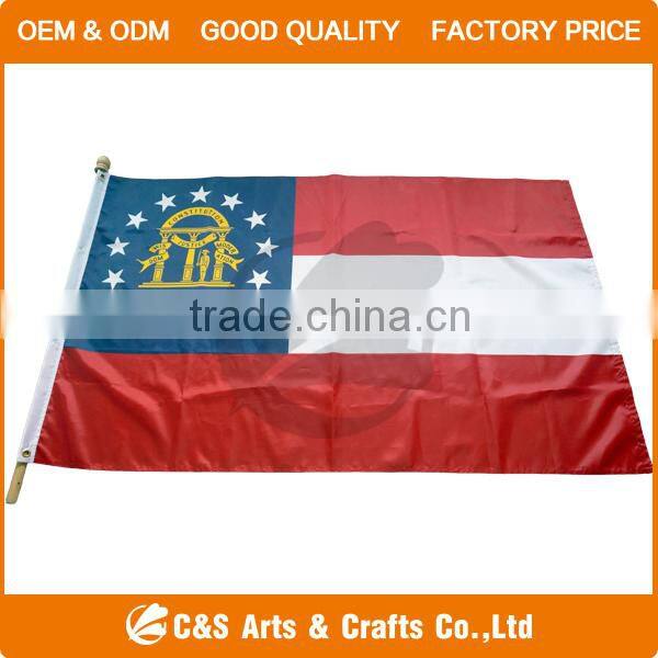 100% Polyester or Nylon custom Flag / Embroidered Flag