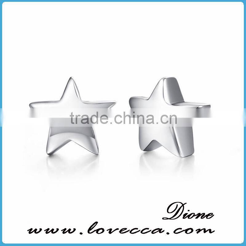 Charms wholesale accessory women elegant silver star earring jewelry