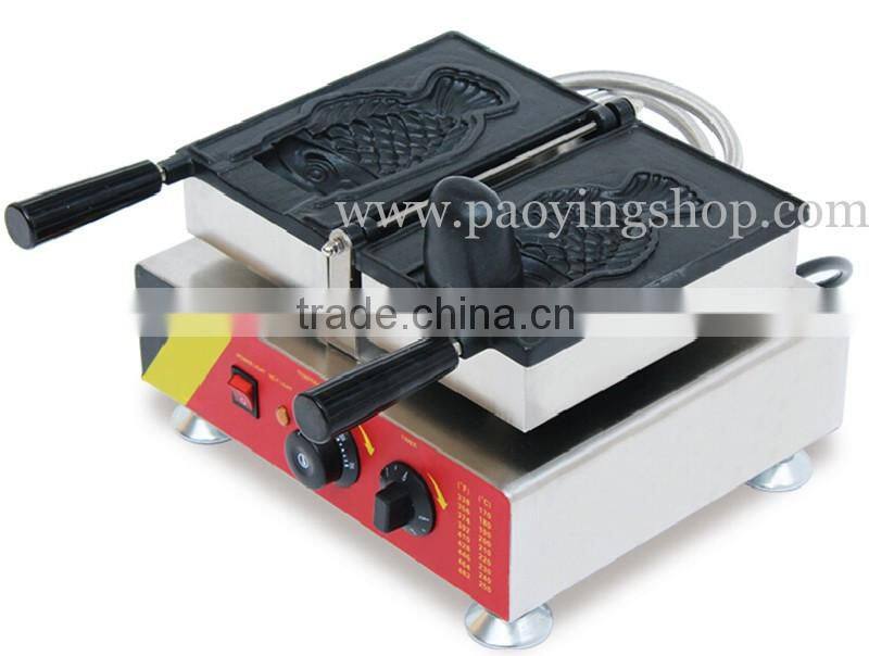 Commercial Use Non-stick 110v 220v Electric 1pc Ice Cream Taiyaki Fish Waffle Baker