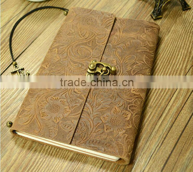 2014 new genunine leather handmade leather notebook