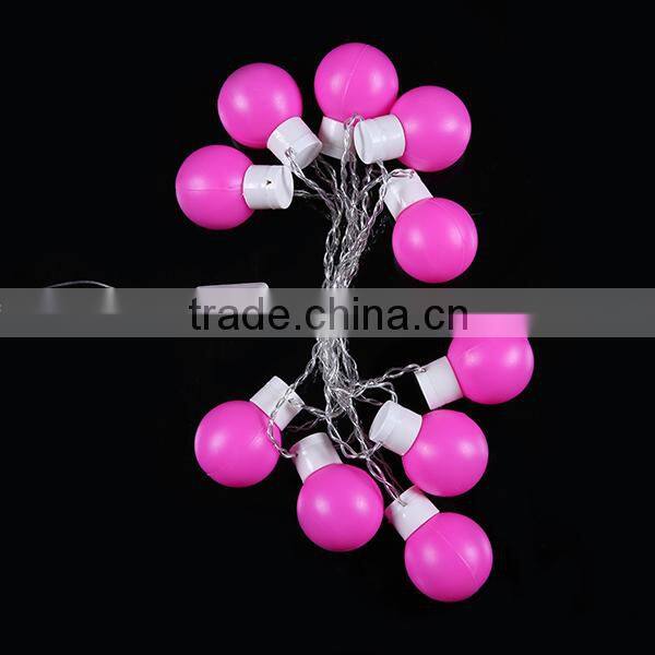 christmas deco copper wire led ball string light