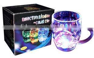 285ml Colorful Induction Beer LED Flash Cup for Party Supplies Christmas Gift