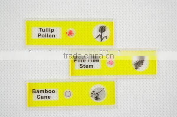 Nice quality 12pcs plastic slides for children histology slides set