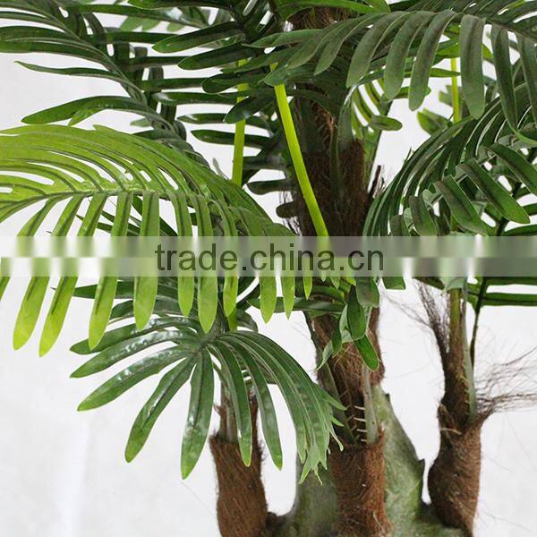 make cheap artificial palm trees wholesale plastic trunk decoration