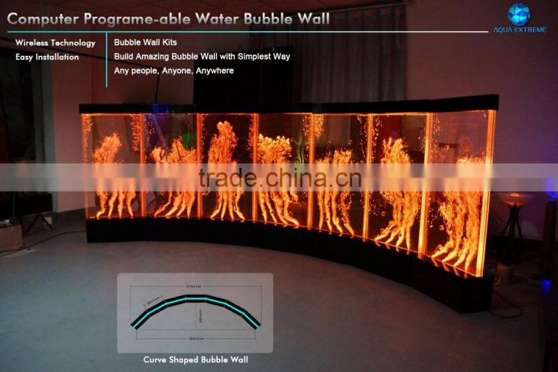Digital Control bubble wall water panel LED