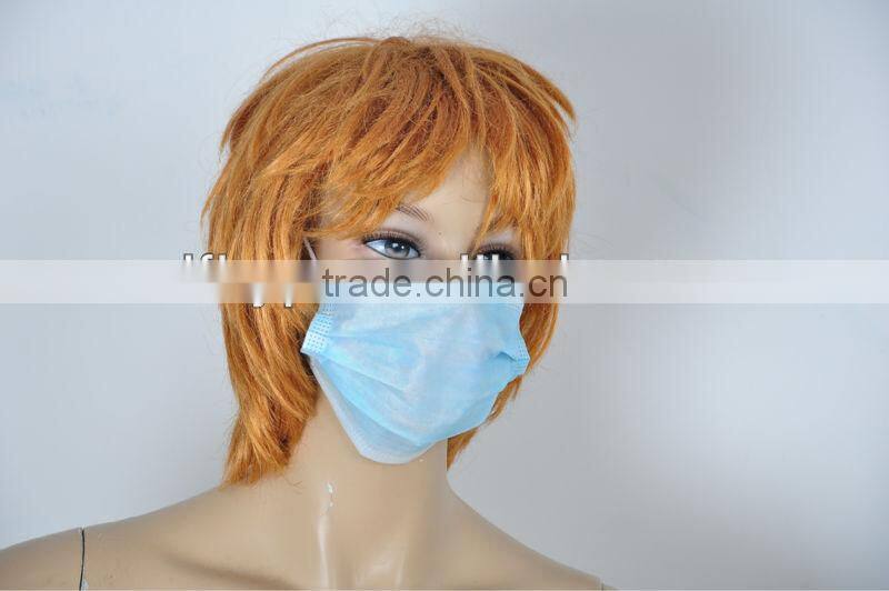 full face white non-woven face mask