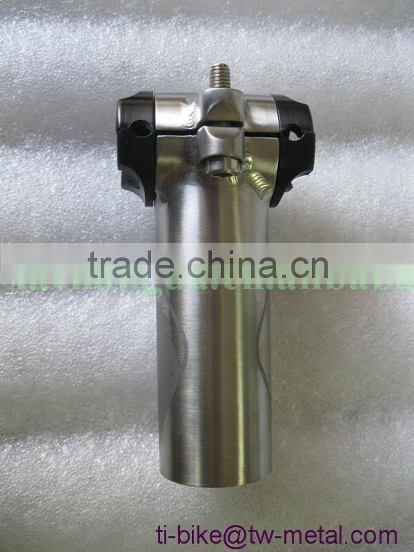 XACD made Ti bike seat posts 27.2 or 31.6 custom titanium seat post with hand brush titanium bicycle seat posts made in china