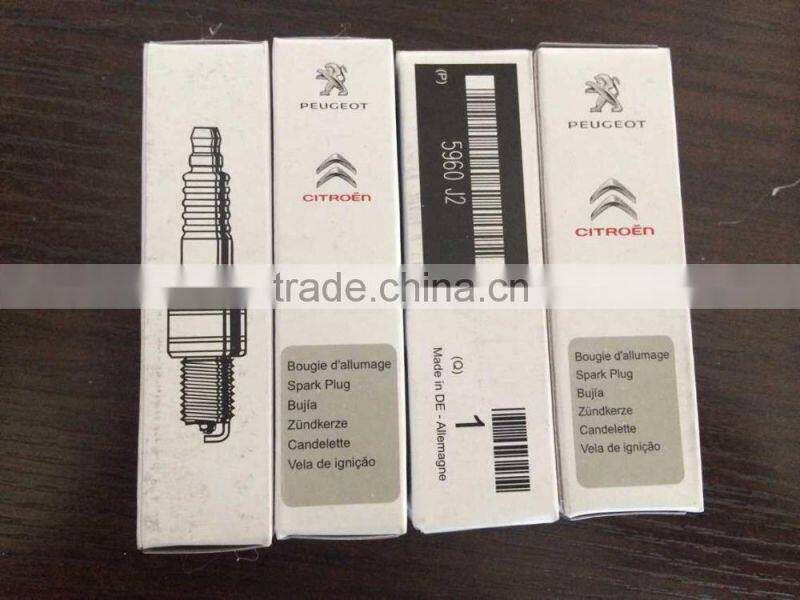 Spark plug A7RC for tractor, automobile, motocycle, industrial engine with Nickel plated housing preventing oxidation, corrosion