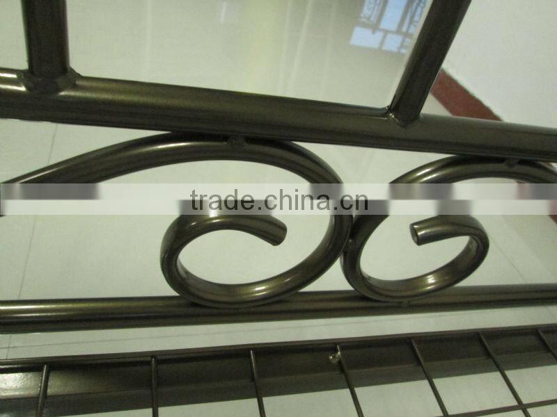 antique metal bed with modern design
