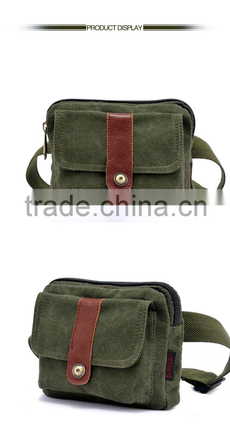 Favourite Waist Belt Pocket Bag Mens Small Canvas Fanny Pack Bag