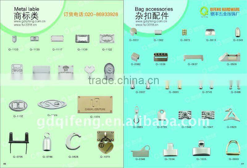 metal accessories for wallet, handbags parts , metal frame f-1153