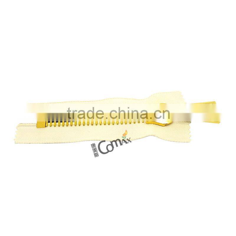 Fashion metal corn type teeth zip factory wholesale