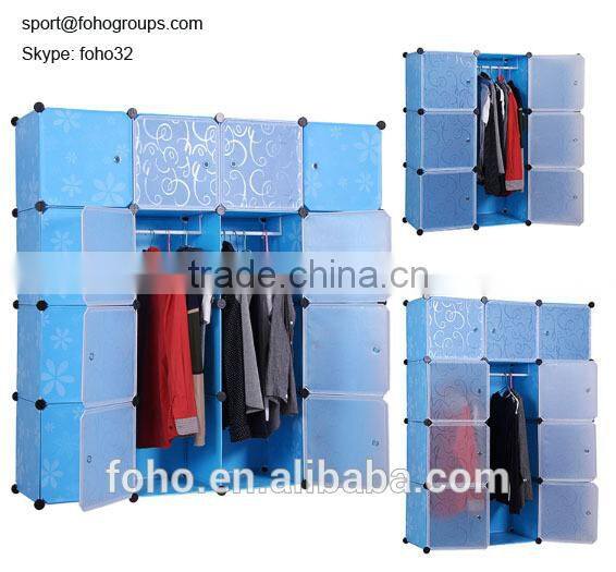 16 doors clear plastic cabinets, storing clothes, shoes, toys plastic cabinets