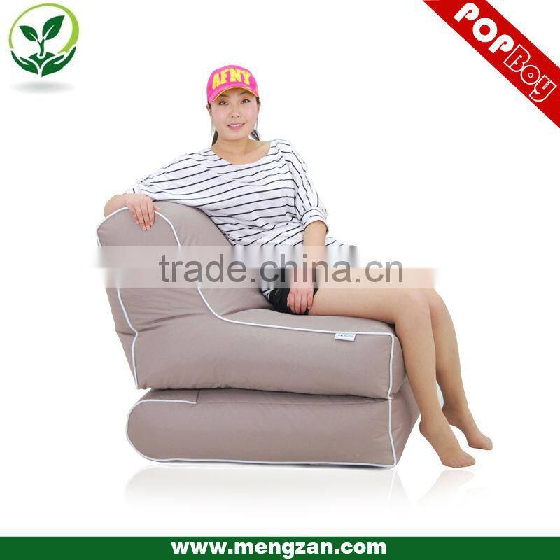 Modern style Foldable Reclining bean bag bed, Outdoor portable bean bag couch