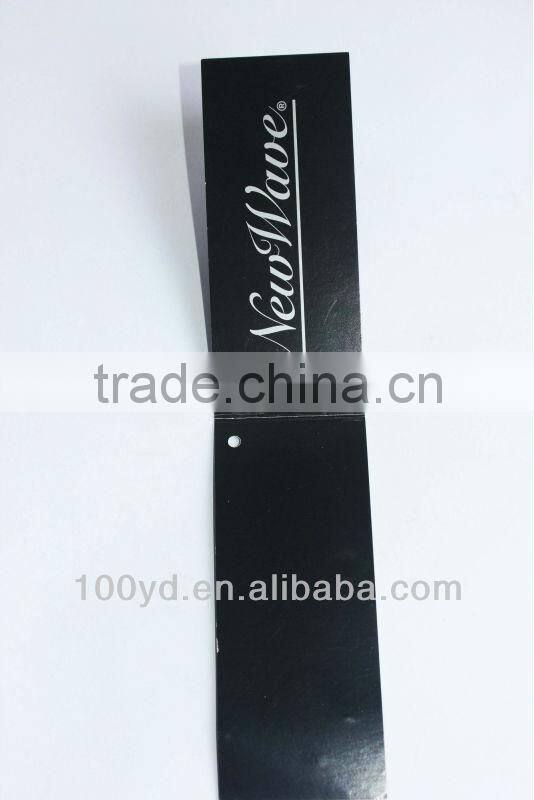 2014 Custom Black Garment Hang Paper Tag