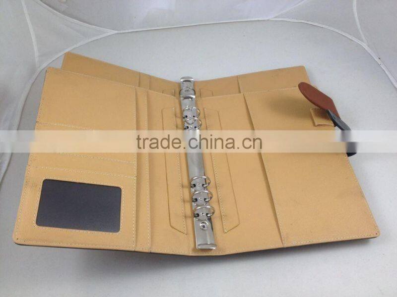 Designer A5 refillable western leather notebook