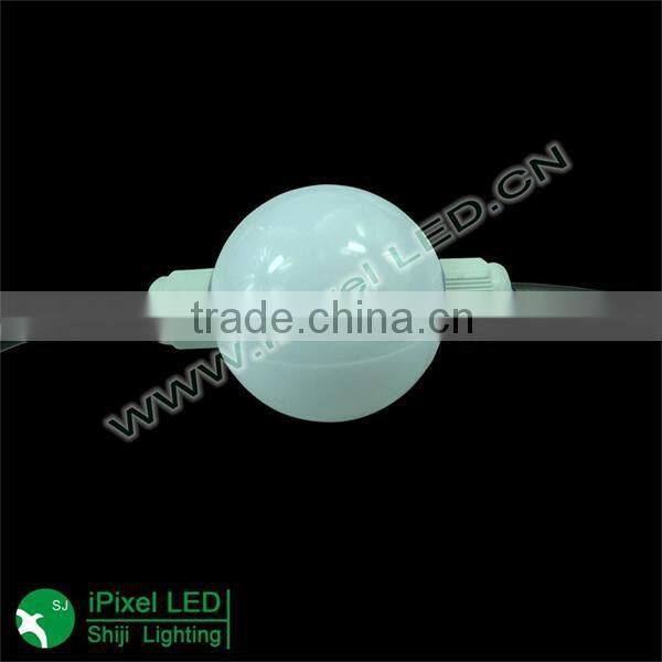 50mm Christmas led string lights rgb dmx 20pcs/string fordj nightclub