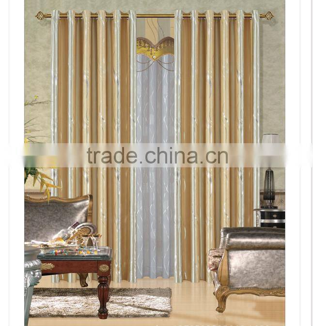 2015 hot sale printed designed No. 21 window curtains, made- up black out fabric in home or hotel