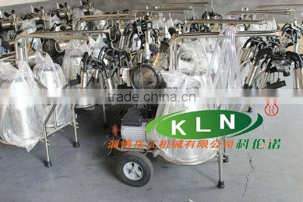 vacuum pump type milk sucking machine with two buckets