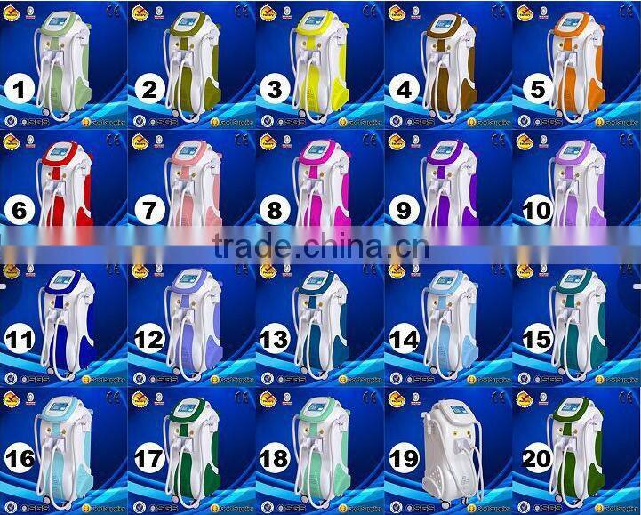 12 bar for salon multifunctional Elight+IPL+ diodo laser