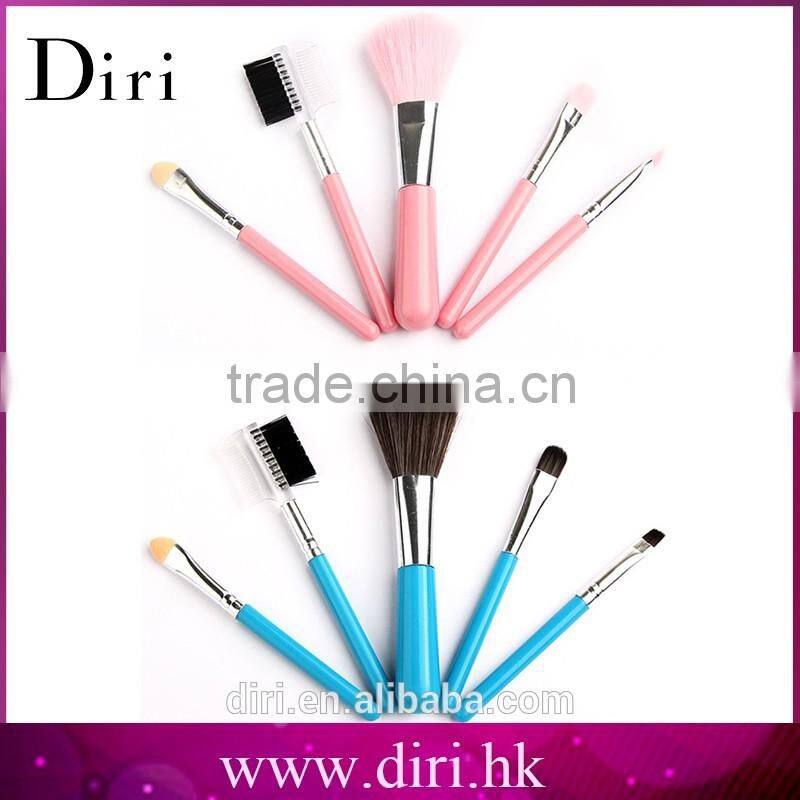 Wholesale cosmetic makeup brushes nylon mascara brush metal eyelash brush
