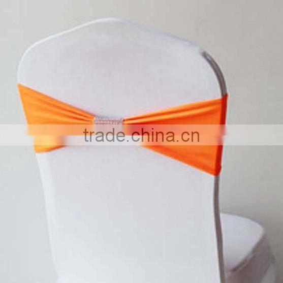 2016 factory sale hot pink chair sash with big buckle