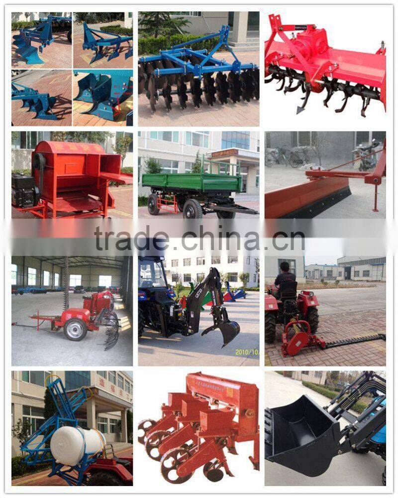 New Condition 85hp 4WD tractor with Front End Loader and Back Hoe