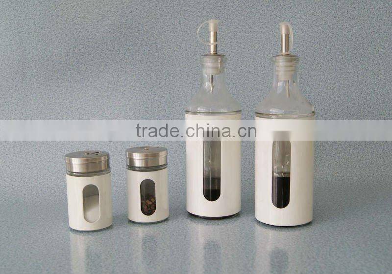 glass spice set