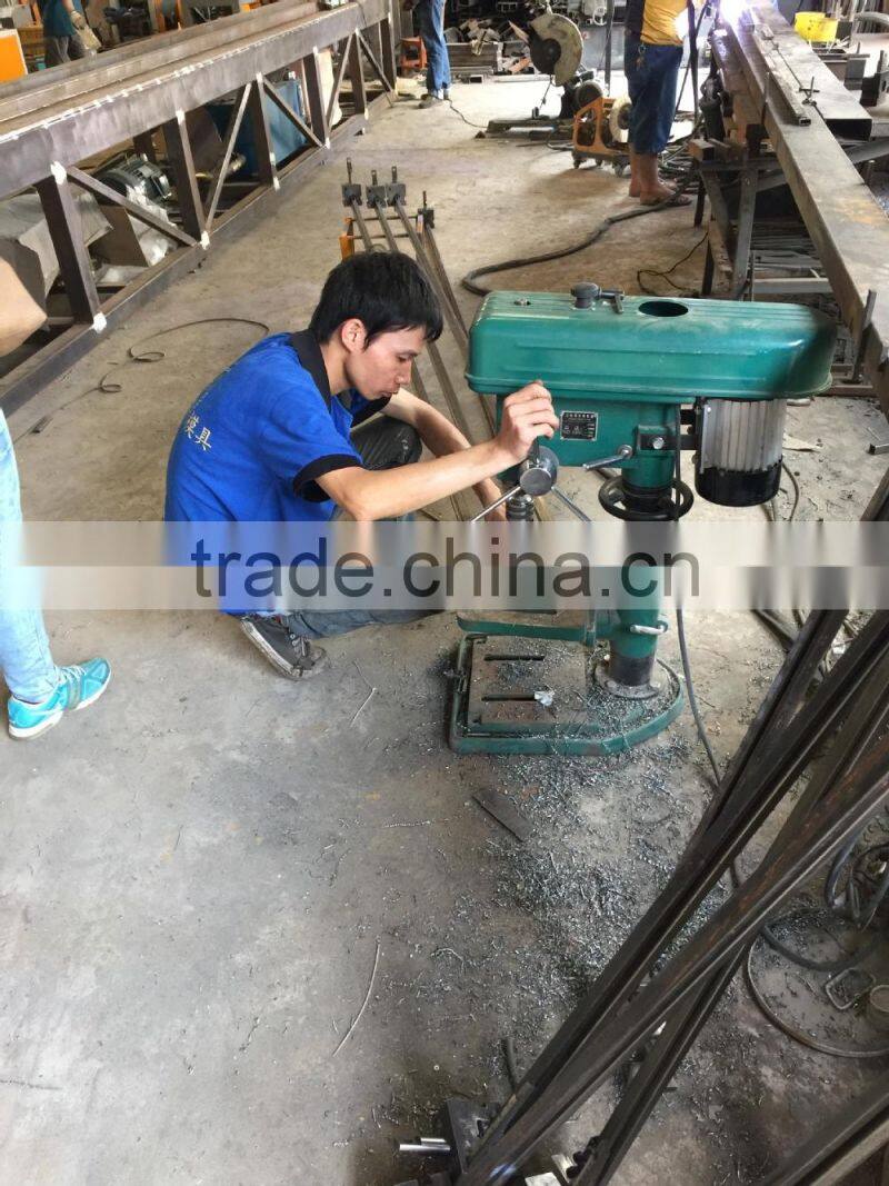 Industrial Metal Steel Tubes Punching Machine / Steel pipes hole punching machine