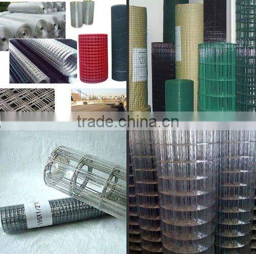 Galvanized welded wire mesh fence panel