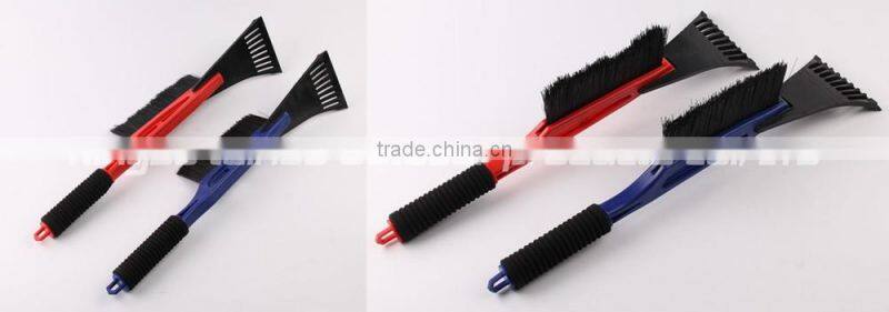 ABS+PP+EVA plastic car snow scraper soft snow brush