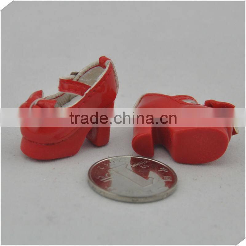 1/6 inch RED Yo-SD DOD LUTS shoes for dolls