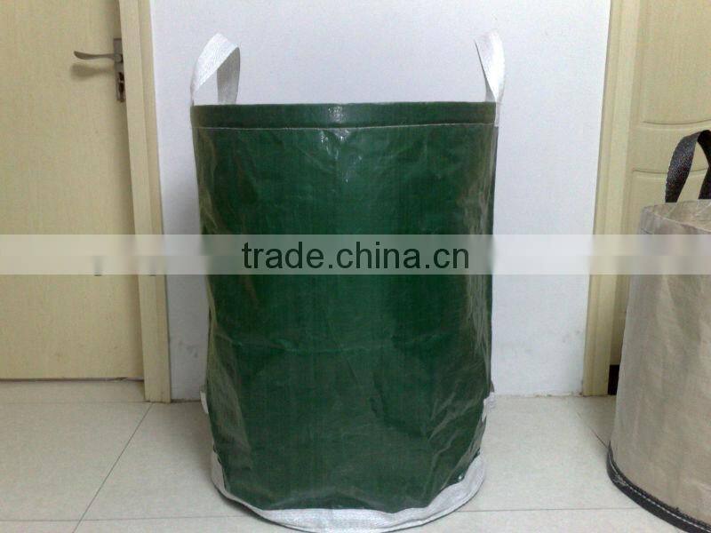 cheap vertical flower pouch with many holes garden baggrow bag holes bottom plant bag