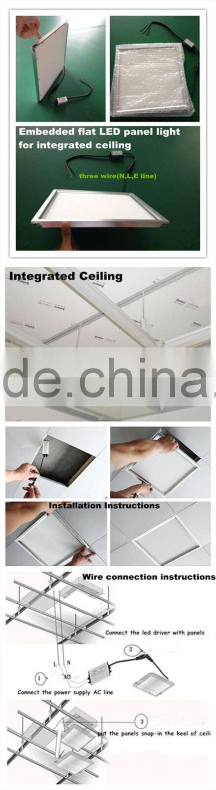 high lumen high power square 60w 300x1200mm led panel ceiling light/led light panel supplier in shanghai china