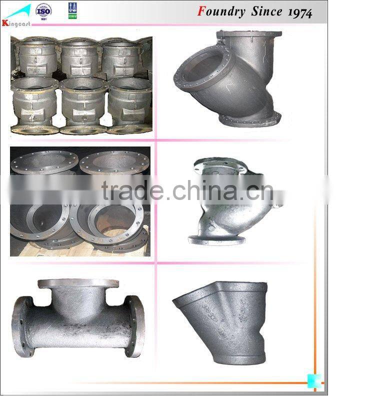 OEM supplier casting spare parts cast iron drain pipe fittings
