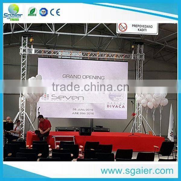 1T/25M stage truss electric chain hoist /lifting truss system for sale