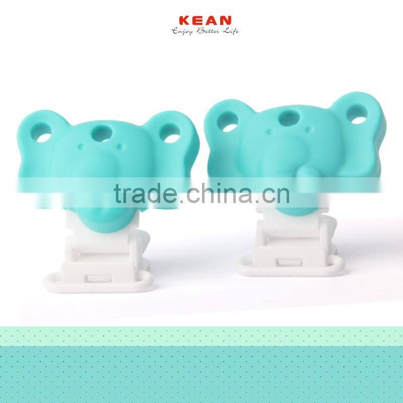 Eco-friendly food grade silicone baby pacifier clips