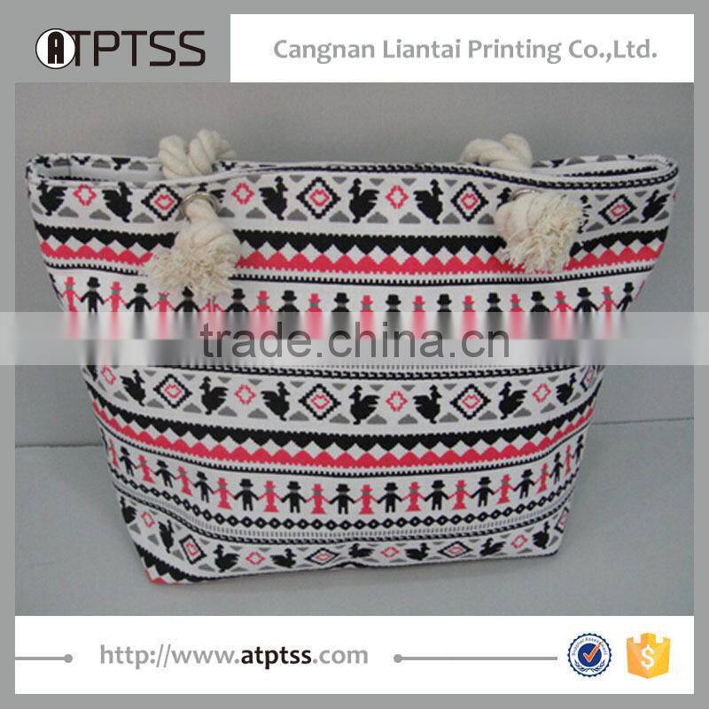 Hot sale cotton shopping popular generous fashion canvas tote bag