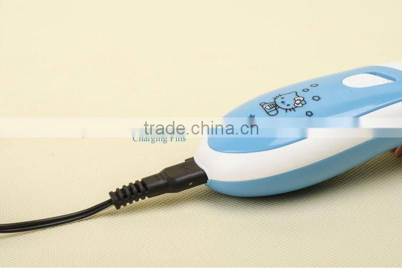 cordless baby hair clipper with replacement blade set and ceramic blade