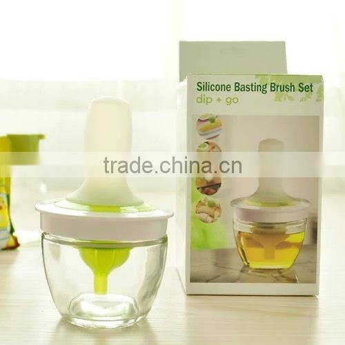 Food grade silicone oil brush silicone smart oil brush bbq brush kitchen brush