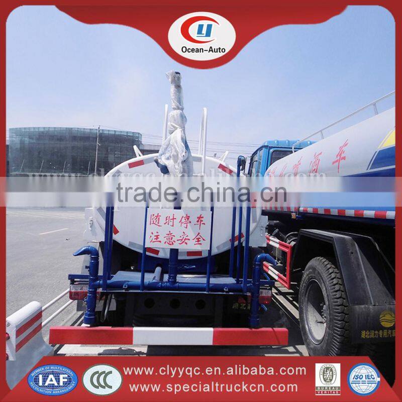 China new stainless steel small 5000 liter water tank truck