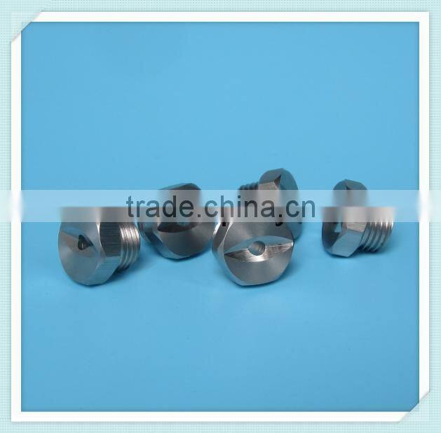 Stainless steel ss or brass flat fan spray tip nozzle