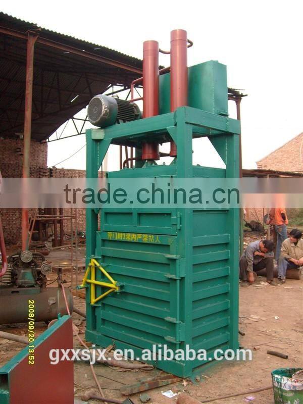 DK-60T hydraulic vertical Sawdust baler machine,square hay baler