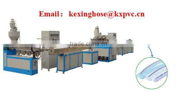 High automation pvc fiber reinforced hose production line